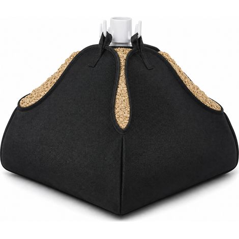 Sac de Lestage en Oxford 600D pour Parasol de Plage Noir