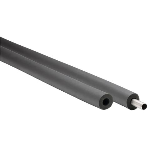 AEROFLEX® SH Rohrisolierung, Rohrdämmung - 2m, Flexibler Dämmstoff aus Geschlossenzelligem Schaum Kautschukbasis, Schwarz - 18 x 10 mm