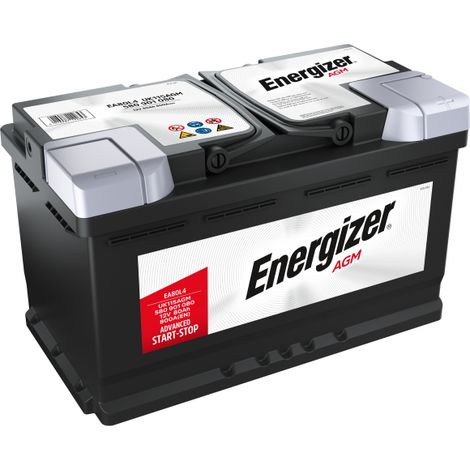 Batterie ENERGIZER PREMIUM AGM EA80L4 12 V 80 AH 800 AMPS EN (1/2)