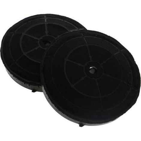 Filtre Charbon - Diamètre 172 mm Hauteur 42 mm - Pour Hotte En Recyclage Intérieur - Lot De 2 (1/2)