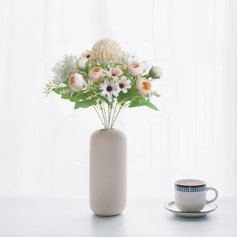 Künstliche Rosenkugel im nordischen Stil mit 7 Blütenblättern, perfekt für Hochzeiten, als Dekoration für Zuhause und zum Servieren von Champagner. (1/5)