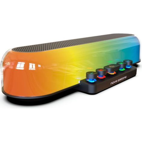 Barre de son gaming - NOVA GAMING - Ursae - LED RGB - Noir (1/5)