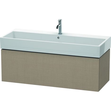 Mueble bajo lavabo L-CUBE 394x1184x459mm lino