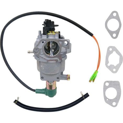 Carburateur pour générateur GX390, compatible avec les moteurs de générateurs chinois Generac GP5000, GP5500, GP6500 5KW, 5,5KW et 13 CV, 188F. (1/4)
