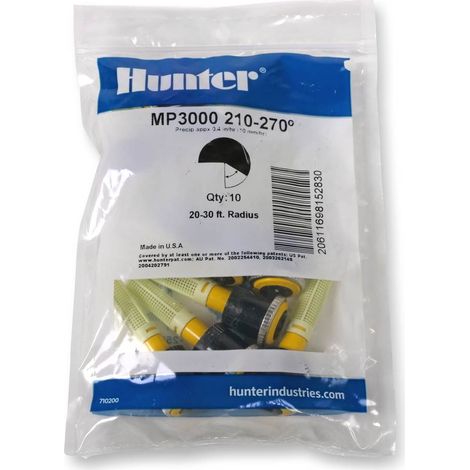 10x Hunter MP Rotator Düse MP3000 210-270° (1/4)
