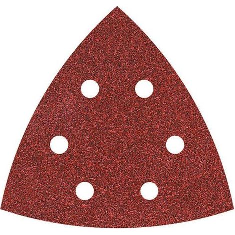 Wolfcraft Haftschleifblätter K80 105 mm 5 Stück für Deltaschleifer (1/2)