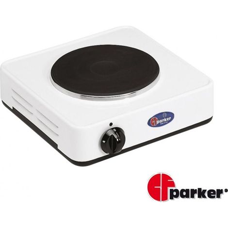 Fornello elettrico 1 piastra elettrica, 1500 Watt, Ø 180 mm. cm 29x29x9 PARKER