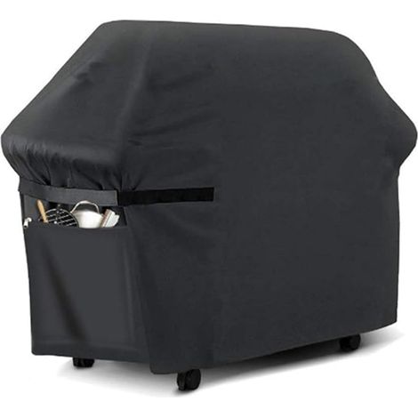 Housse Barbecue,Housse Barbecue Gaz,Housse Bâche Résistante de 210D Oxford Protection BBQ Convient aux Weber,Brinkmann,Char Broil etc,Résistant aux UV,à l'eau et aux Larmes (145x61x117cm) (1/5)