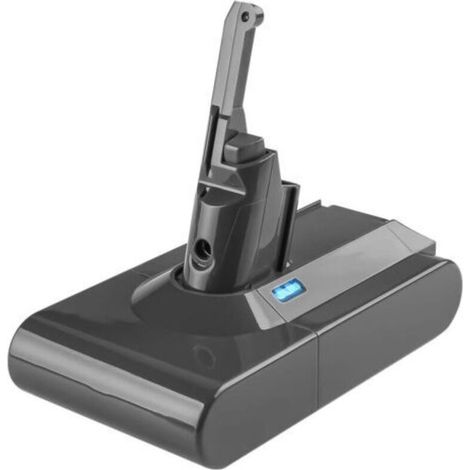 Batteria ricaricabile da 4800 mAh per aspirapolvere Dyson V8 – Ioni di litio – Indicatore di durata della batteria – Custodia antiurto -Crezuo