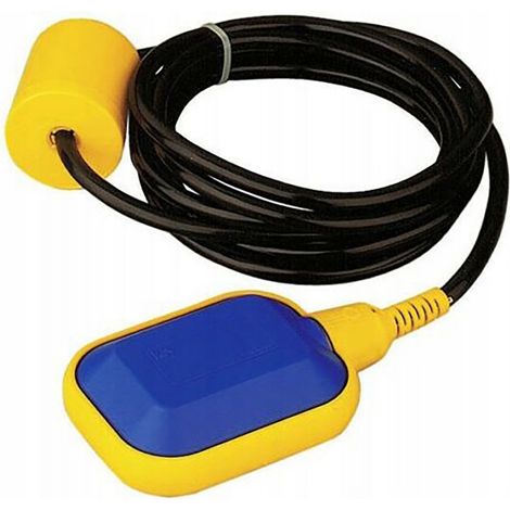 Schwimmerschalter Wasserstandsregler 10m Kabel für Tauchpumpe Pumpe 125/250V 10A rechteckig (1/2)