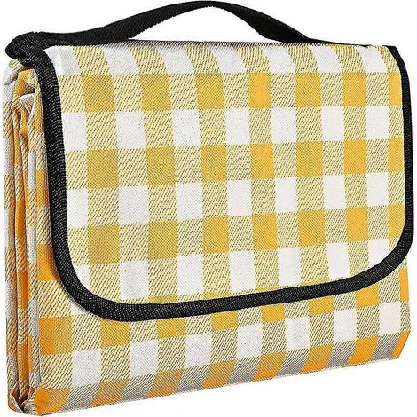 Couverture de pique-nique, couverture de plage, tapis de pique-nique, couverture imperméable et résistante au sable pour le camping (1/5)
