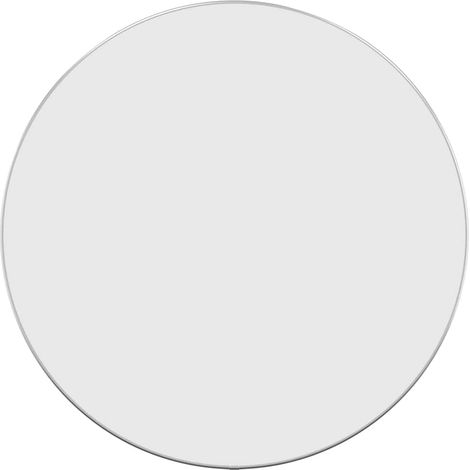 Espejo de pared redondo plateado Ø 60 cm vidaXL