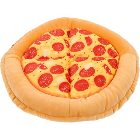 1 nid pour chat, forme coquille avec bord relevé, tapis chauffant intégré, lit douillet pour chaton ou chat adulte, intérieur maison