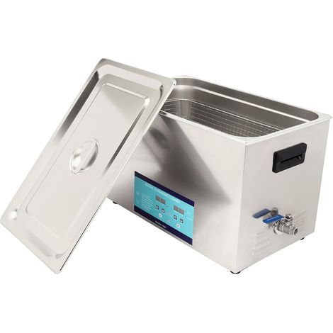 Ultraschallreiniger, 30-Liter-Ultraschallbad, 600 W, 40 kHz, drei Reinigungsmodi, einstellbare Heizung, Temperaturspeicher