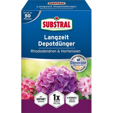 Substral Langzeit Depotdünger Rhododendren und Hortensien 750 g Dünger (1/4)