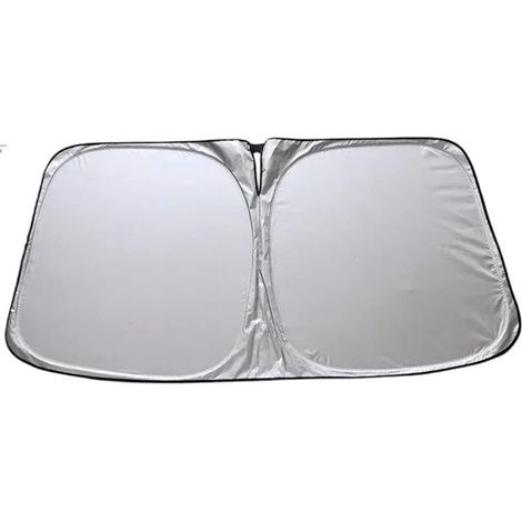 Pare-Soleil pour Voiture, Protection de vitre de Pare-Soleil, Accessoire de Style Rideau (145 x 80 cm) (1/5)