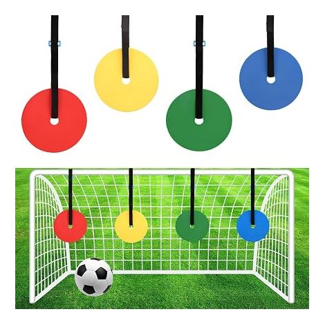 Set of 4 Round Football Goals and 15.5 cm Mini Goals (1/5)