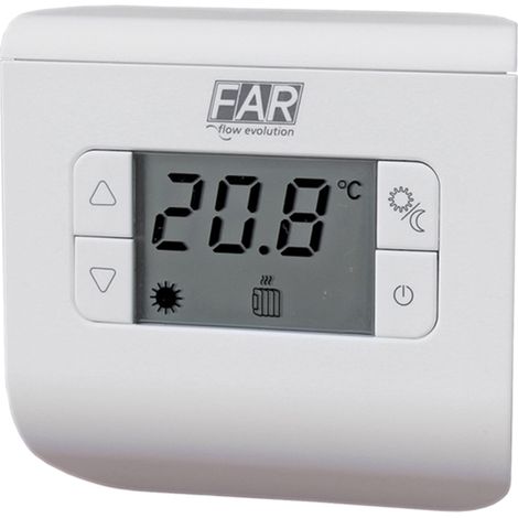 Termostato elettronico p/impianti di riscaldamento e condizionamento