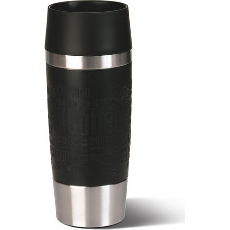 Mug de voyage 513361 0,36 L à manchon noir, thermos noir (1/5)