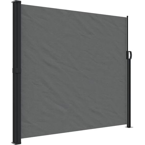 Seitenmarkise Ausziehbar Anthrazit 180x500 cm vidaXL