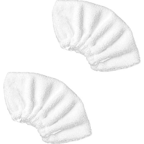 Lingette microfibre Easyfix pour SC2 SC3 SC4 SC5 - 2 housses de nettoyage absorbantes - Accessoire de rechange pour nettoyeur vapeur (1/5)