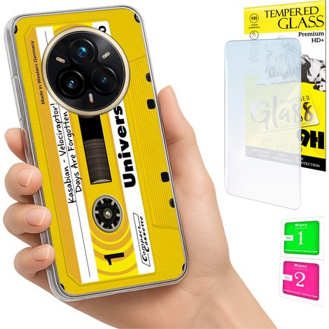Coque pour Realme 14 Pro+ 5G / 14 Pro Plus 5G : coque arrière avec verre trempé 9H (1/5)