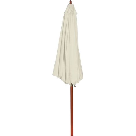 Maison Exclusive - Parasol 300x258 cm Blanc sable (1/5)