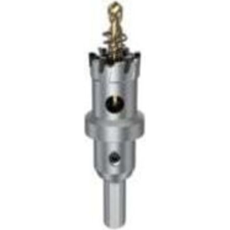 22-mm-Metalllochsäge, Hartmetall-Lochschneider mit Zentrierbohrern, Hochleistungs-Hartmetallbohrer für Eisen, Edelstahl, Kunststoff und Kupfer