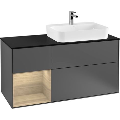 Villeroy & Boch F392PCGK Meuble sous-lavabo Finion F39 (1/2)