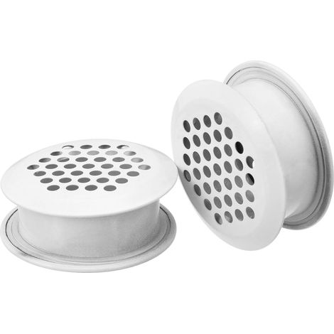 33 mm (1-5/16") rundes Lüftungsgitter, 5 Stück, Edelstahl, doppelwandig und rundes Gitter für Küchenspülen (1/4)
