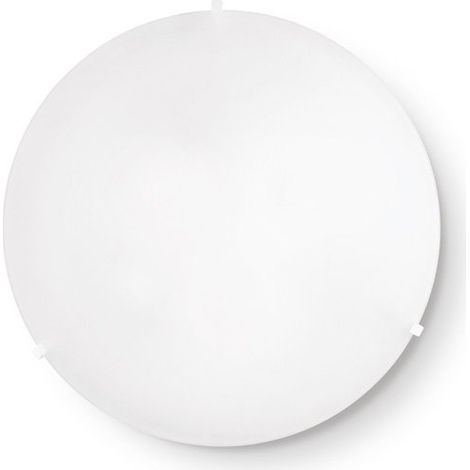 Plafoniera Moderna Simply Vetro Bianco 3 Luci E27 (1/4)