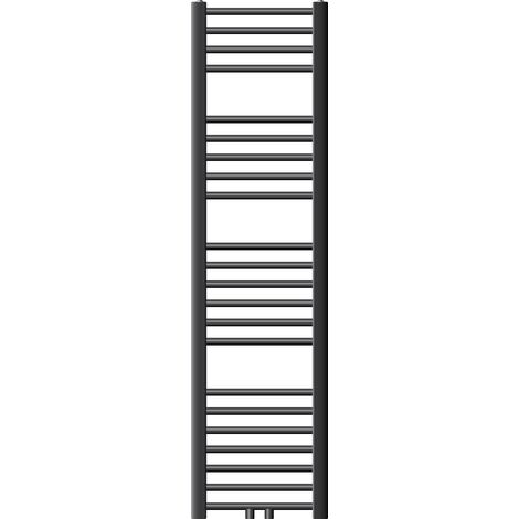 ECD Germany Radiatore Scaldasalviette Sahara - 300 x 1400 mm - Antracite - Dritto con Attacco Centrale - Scaldasalviette Radiatore (1/5)