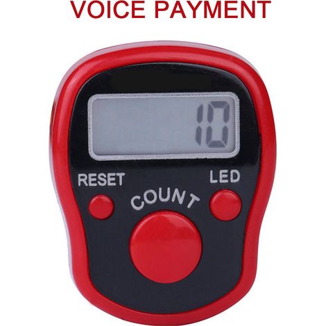 Compteur Électronique à Points LED Portable pour Sports et Jeux - Décompteur Digital sur Doigt (1/5)