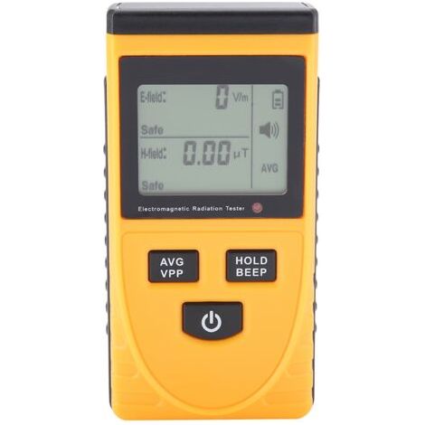 Rilevatore di radiazioni elettromagnetiche, tester digitale con schermo LCD, misurazione simultanea del campo magnetico per la valutazione (1/5)