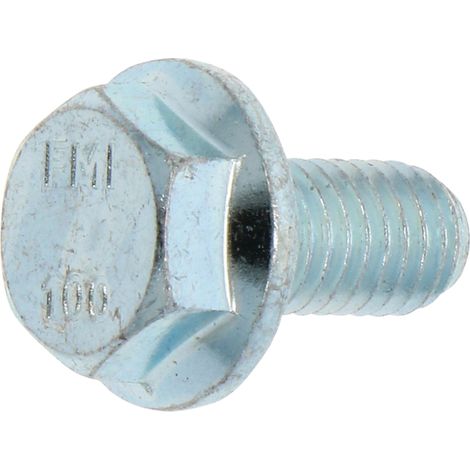 Bullone a testa esagonale con collare dentellato, acciaio M8x16, DIN 88913 (1/2)