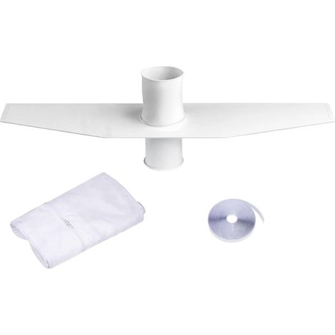 Fenster-Abluft-Kit Für Mobile Klimaanlagen - Wasserdichte Isolierplatte mit Reißverschlussöffnung - Tragbares AC-Kit - Für Keller Garage Wohnung Schlafzimmer Küche Zuhause (1/5)