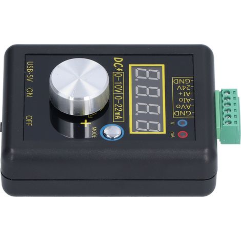 SG 002 Strom- und Spannungssignalgenerator, hochpräziser analoger Spannungs- und Stromsignalgenerator, 12 V/0–24 mA (1/5)