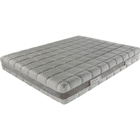 Materasso a 800 Molle Insacchettate Smart   Sfoderabile con Fascia 3D - Misura: 120x190 1 piazza e mezza standard