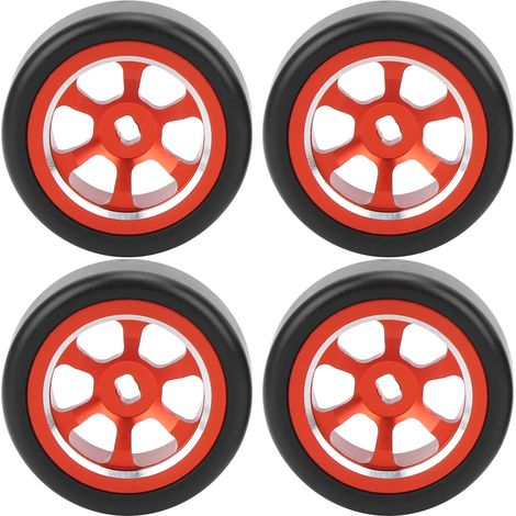 4 pneus drift en alliage d'aluminium pour voitures RC, compatibles avec Wltoys K969, K989 et P929 (échelle 1/28). (1/5)