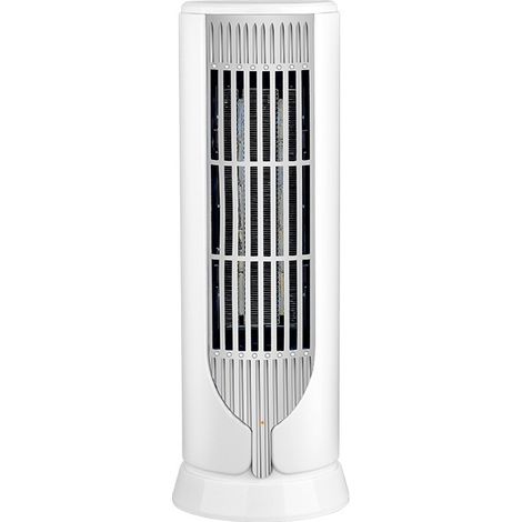 Tragbarer elektrischer Heizlüfter, Mini-PTC, leiser Tischventilator, für Büro, Schlafzimmer, Wohnzimmer, EU-Stecker, 220-V-Steckdose (weiß)