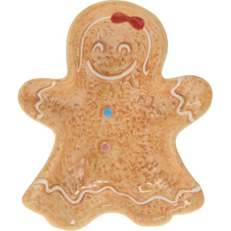 Servierplatte COOKIE, Lebkuchenfigur, 15 x 12,5 cm