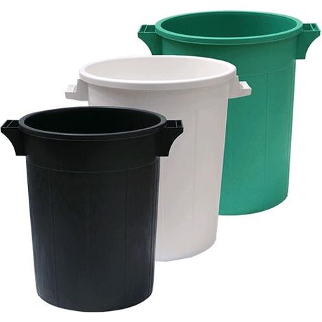 BIDONE IMMONDIZIA SOVRAPPONIBILE Lt 75 - Ø 44 x h 63 cm - verde Lt 75 - Ø 44 x h 63 cm - verde