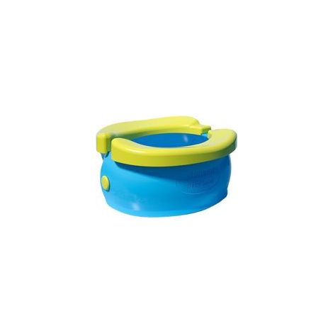 Pot de chambre portable pour enfants, toilettes pliables en forme de banane, bleu (1/5)