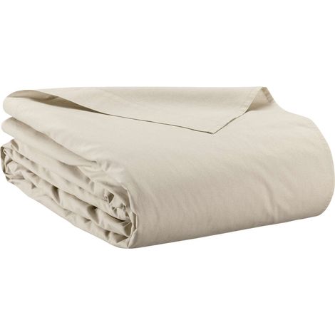 Lenzuolo piatto Vivarais in cotone 100% - Misura 240 x 300 cm - Serie Calita (1/2)