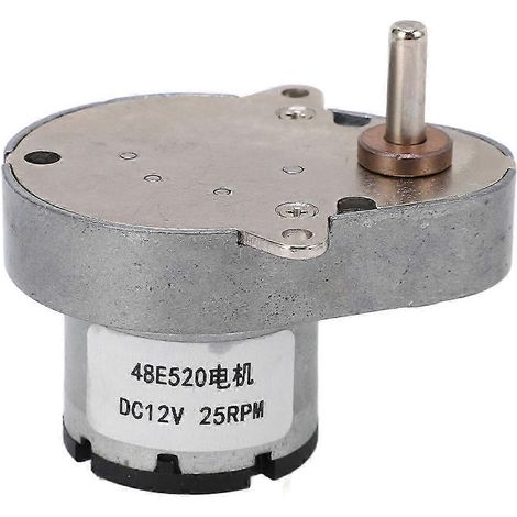 12-V-Gleichstrom-Getriebemotor, 25 U/min, birnenförmige Exzenterwelle, robustes Untersetzungsgetriebe (1/5)