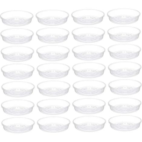 Base transparente pour pots de jardin de 15 cm lot de 30 (1/5)