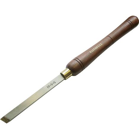 Faithfull FSC HSS Turning Chisel - 15mm Plain Skew for Woodturning and Carving (1/3)