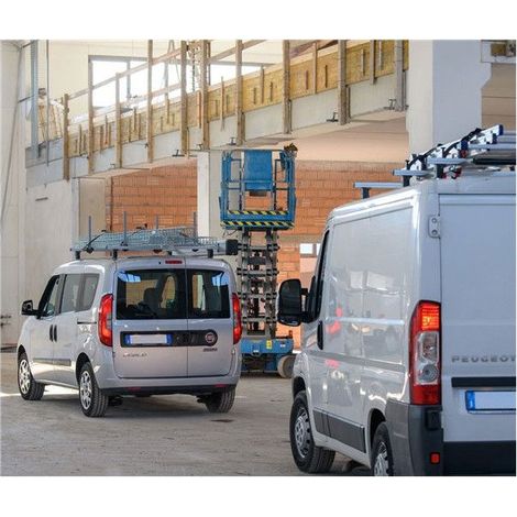 Barres de toit MENABO - Volkswagen Caddy (2K) Life/Maxi/Van, modèle 2004-2015 - Aluminium Gris - 125 mm