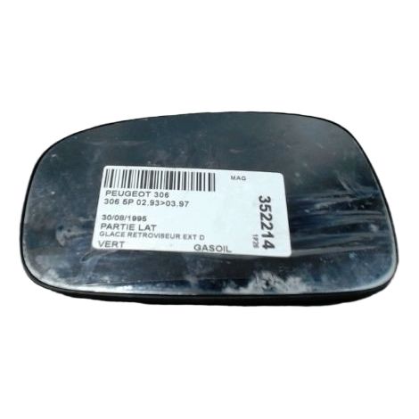 [PRODUIT D'OCCASION] Glace Retroviseur Exterieur D PEUGEOT 306 93-97 ♻️ Ref Oe. 8151k9 - Garantie à vie (1/3)