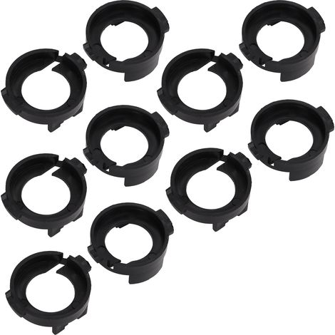 10 Stück LED-Scheinwerfersockelhalter, professionelles Design, geringes Volumen, leichtes ABS-Material, Scheinwerferlampenhalterung (1/5)